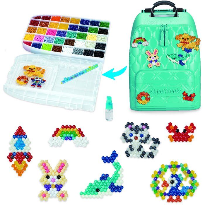 Coffret Aquabeads Sac à Dos Créatif DX 31993 – 1500 Perles et Trieur