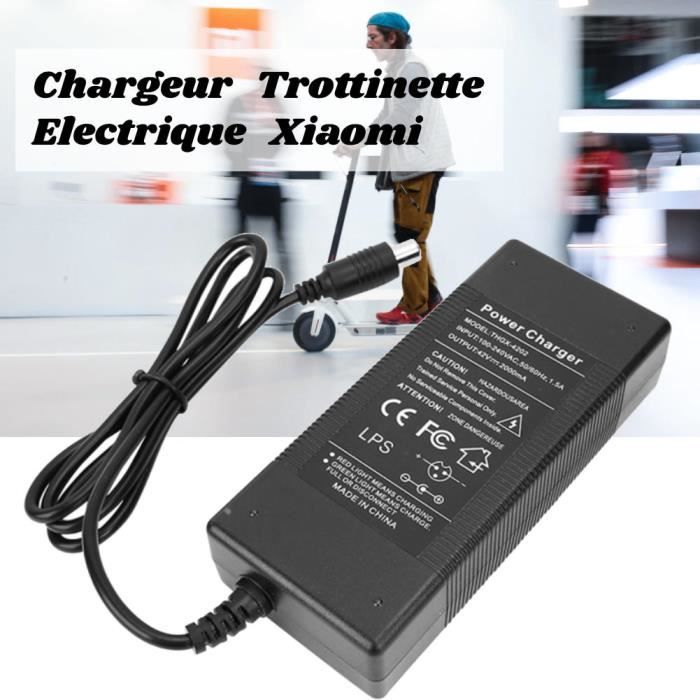 Chargeur Pour Scooter Électrique S1 42V 1.5A - Prise Européenne Compatible France Allemagne Etc.