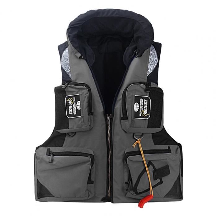 Gilet Gonflable Adulte Pêche Bateau Gilet De Sauvetage Gonflable Automatique ALEPXS Pour Adultes - Nylon TPU - Pour Pêche, Kayak Et Sports Nautiques Gilet Auto Déclenchant