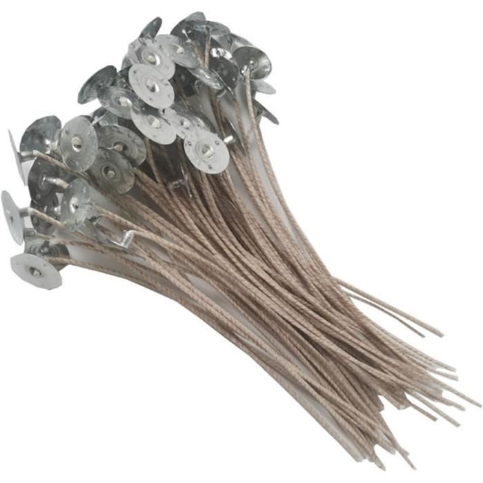 1 Rouleau Mèches De Bougie,61M Mèche En Coton Tressée,Meche De Lampe
