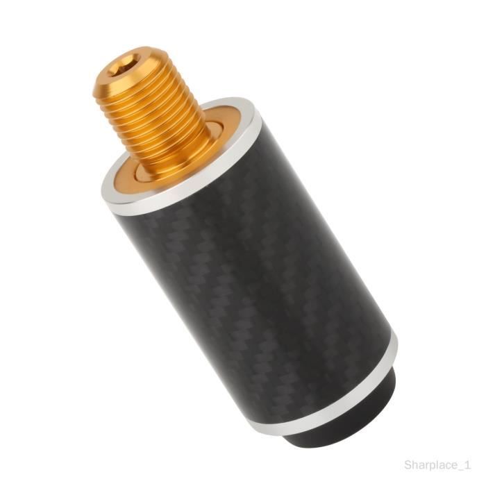 HERCHR Rallonge de Queue de Billard, 21cm/8,3 po Queues de Billard Rallonge de Queue de Billard en Alliage d'aluminium Accessoire de Billard avec Sac de Rangement pour queues de Billard