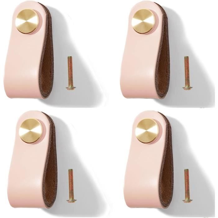 Poignée De Meuble En Cuir 15 Cm - Neuf - Pour Tiroir Ou Porte