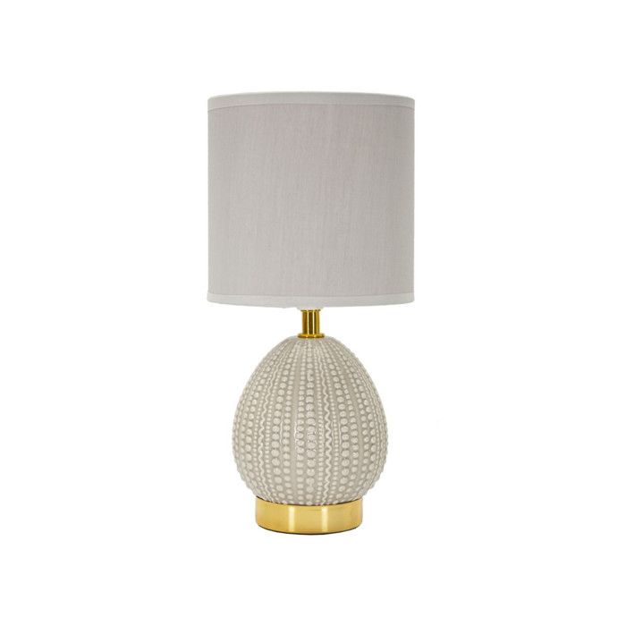 Lampe à poser en céramique et métal Flavi 15 x 30.5 cm gris Lampe à poser en céramique et métal Flavi 15 x 30.5 cm gris