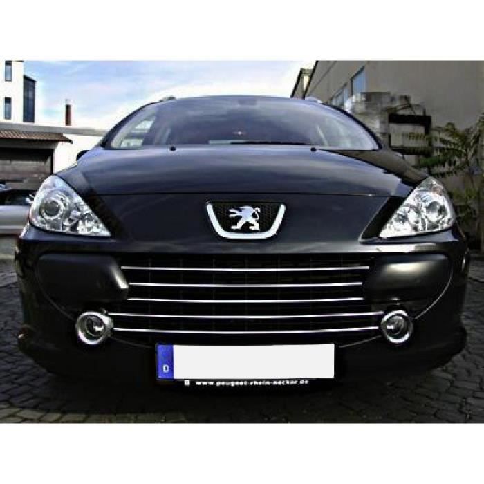 Baguette De Calandre Chromee Peugeot 307 05 19 Peugeot 307 Cc 05 19 Peugeot 307 Sw 05 19 Cdiscount Auto