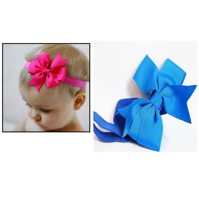 Bandeau Cheveux Fille Enfant Bebe Gros Noeud Bleu Marine Cdiscount Au Quotidien
