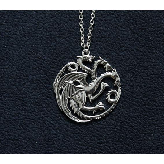 I read a book Shrink Quagmire Collier 3 dragons Daenerys games of thrones - Achat / Vente sautoir et collier collier 3 dragons Daenerys Acier Gris - I read a book Shrink Quagmire Collier 3 dragons Daenerys games of thrones - Achat / Vente sautoir et collier collier 3 dragons Daenerys Acier Gris -