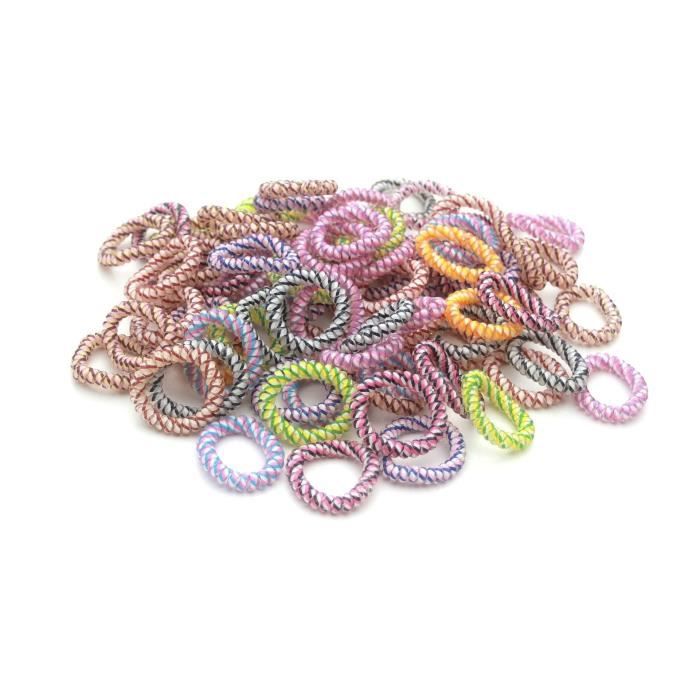 Lot De 6 Bracelets Fantaisie - Longueur 17-18 Cm + 5 Cm Extension, Couleur Dorée, Neufs