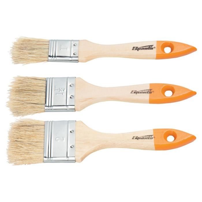 Set De 3 Pinceaux Plats N°6, N°10 Et N°14, JPC | La Belle Vie : Courses