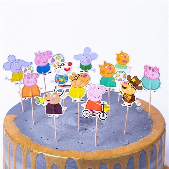 Cake Topper 15 1pcs 5pack Decoration De Gateau De Fete D Anniversaire 24 Pieces Princesse De La Reine Des Neiges Garniture Cdiscount Maison