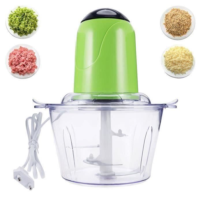 Hachoir Electrique A Viande 4 Lames 2l Mixeur Mini Hachoir Pour Bebe Aliments Mixeur Blender Saucisse Machine A Couper Oignon Noix Cdiscount Electromenager