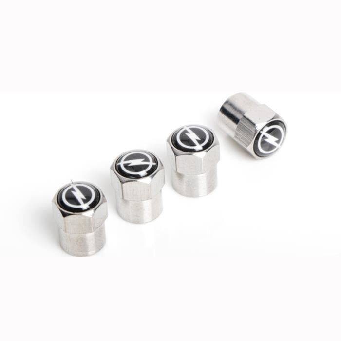 Bouchon de Valve en alu couleur chrome Lot de 4 Audi