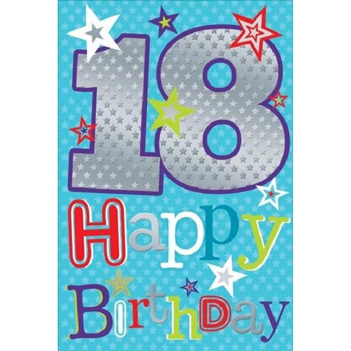 Happy Birthday Grande Carte De Vœux Pour Lui 18eme Anniversaire 15 X 23 Cm 18 Ans Achat Vente Carte Correspondance Happy Birthday Grande Car Cdiscount Happy Birthday Grande Carte De Vœux Pour Lui 18eme Anniversaire 15 X 23 Cm 18 Ans Achat Vente Carte Correspondance Happy Birthday Grande Car Cdiscount