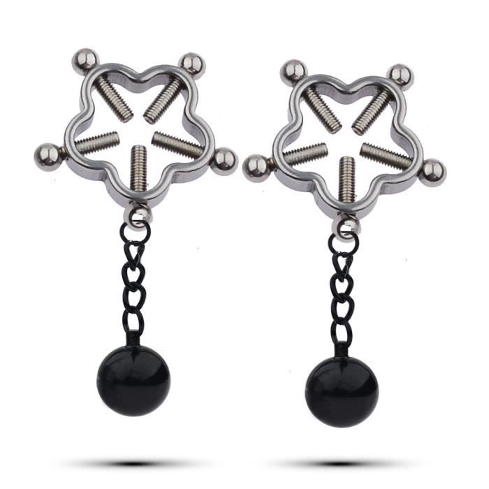 Pinces à Seins / à Tétons En Métal Doré BEGME - SM Fétichisme - Jeu Neuf Unisexe - Fabriqué En France