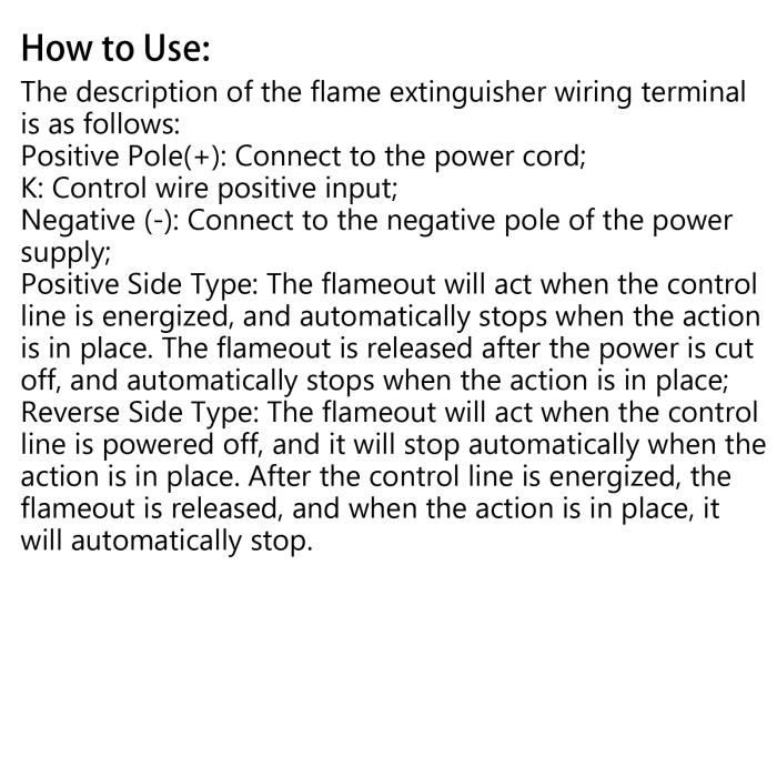 Yongme-Qiilu Vanne D'arrêt Du Moteur Électrovanne D'arrêt Accessoire D