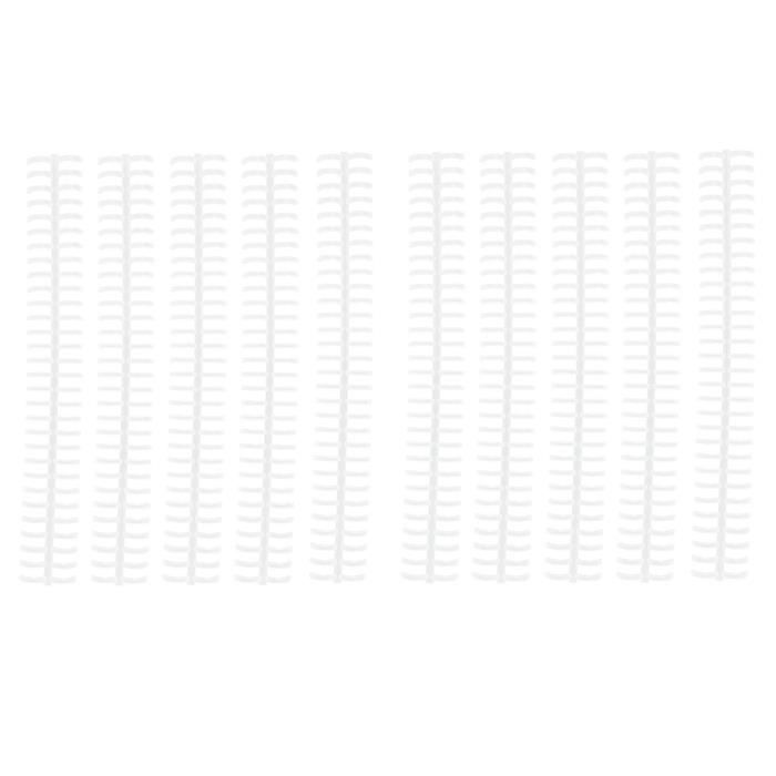 Lot 20 Clips De Reliure Plastique Transparent – 22/31/38/50 Mm – Bureau, École, Maison – Style Bouledogue