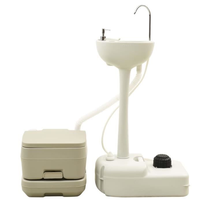ALIGHTUP-WC Toilette Camping Portable 5L Réservoir à Déchets - Cdiscount  Bricolage