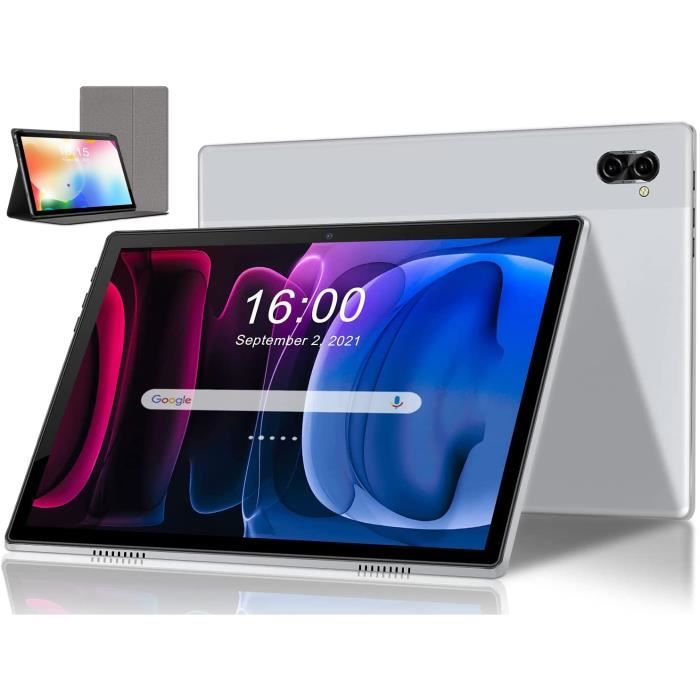 DUODUOGO Tablette 10 Pouces Android 13, 14 Go RAM + 256 Go ROM, 1