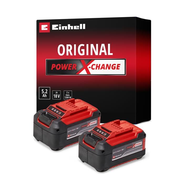 Batterie au lithium rechargeable Einhell PXC Twinpack 5 2 Ah 18 V 2 Unités - vue 3