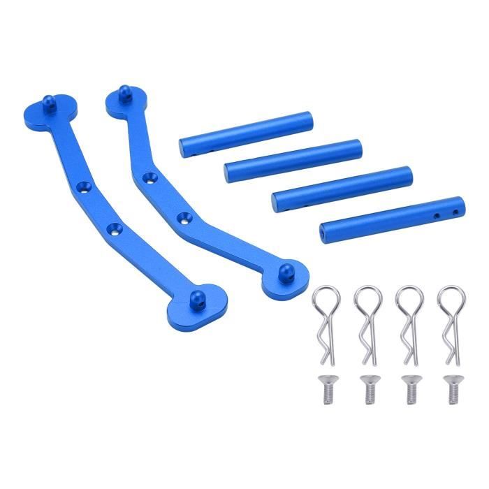 Set De 4 Supports De Carrosserie Magnétiques En Aluminium 6061 – Pour RC 1/8 Et 1/10 – Légers Et Solides – Rouge