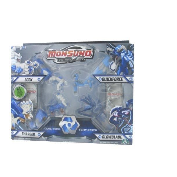 Giochi Preziosi - Monsuno Combat 4-Pack: Lock, Evo, Spikelash E Snapclaw, Figure Trasformabili Con Pop-up