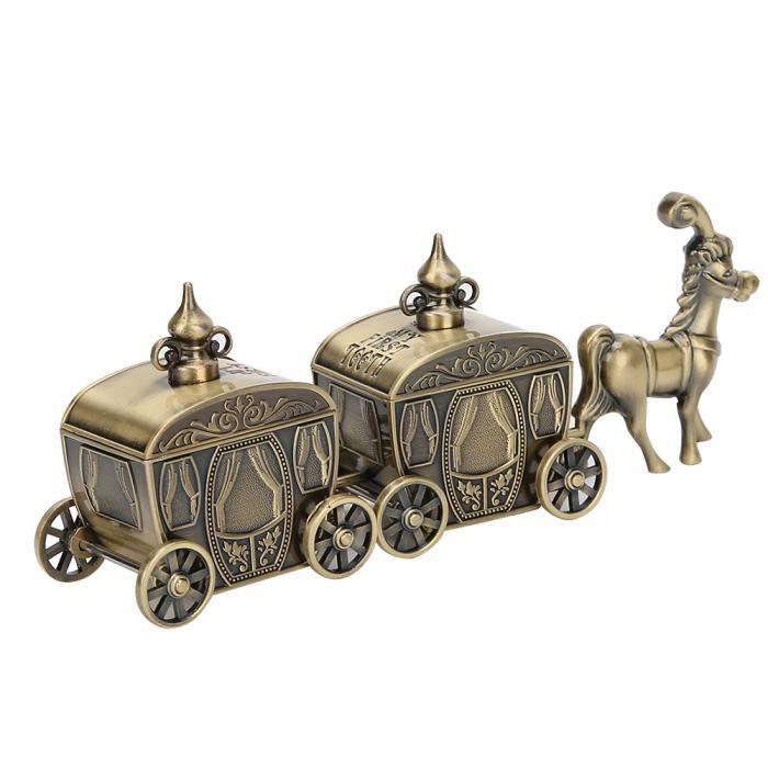 Boîte à Bijoux En Bois D’acacia Sculptée à La Main – Coffret à Souvenirs Avec Serrure (7,6 X 7,6 X 10,2 Cm)