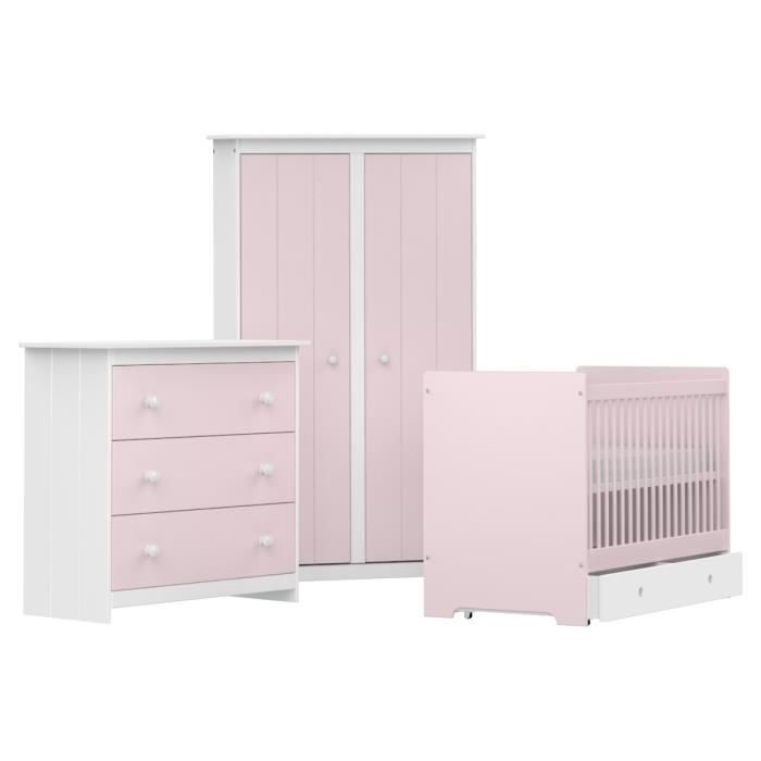Chambre Bebe Grain D Orge Rose Poudre Direct Usine Cdiscount Puericulture Eveil Bebe