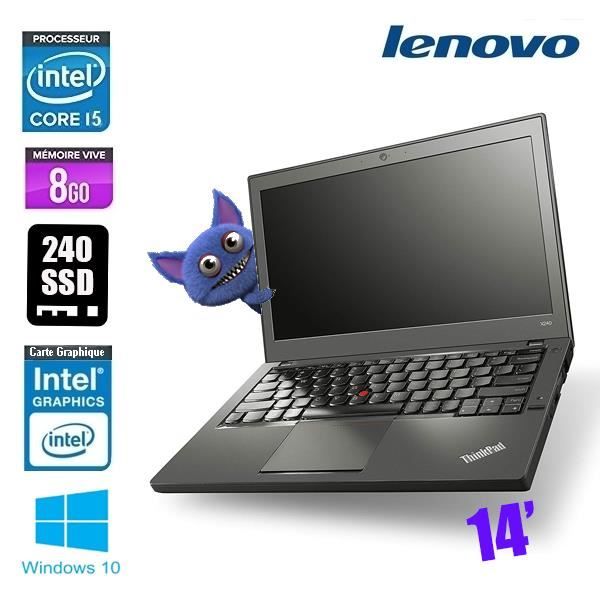 Top achat PC Portable LENOVO THINKPAD T450 I5 pas cher
