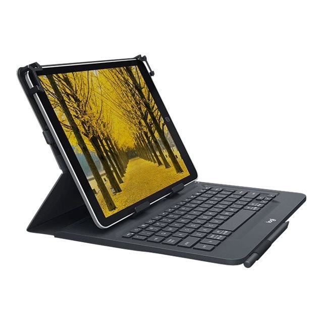 Clavier et étui - Logitech - Universal Folio - Bluetooth 3.0 - QWERTY espagnol - Tablettes 9-10 pouces