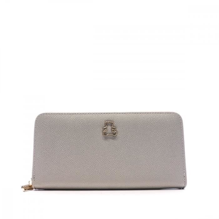 Portefeuille Gris Femme Lulu Castagnette Basic Cdiscount Bagagerie Maroquinerie