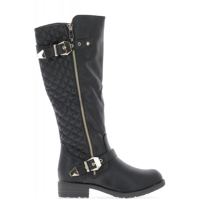 bottes noires talon 5 cm