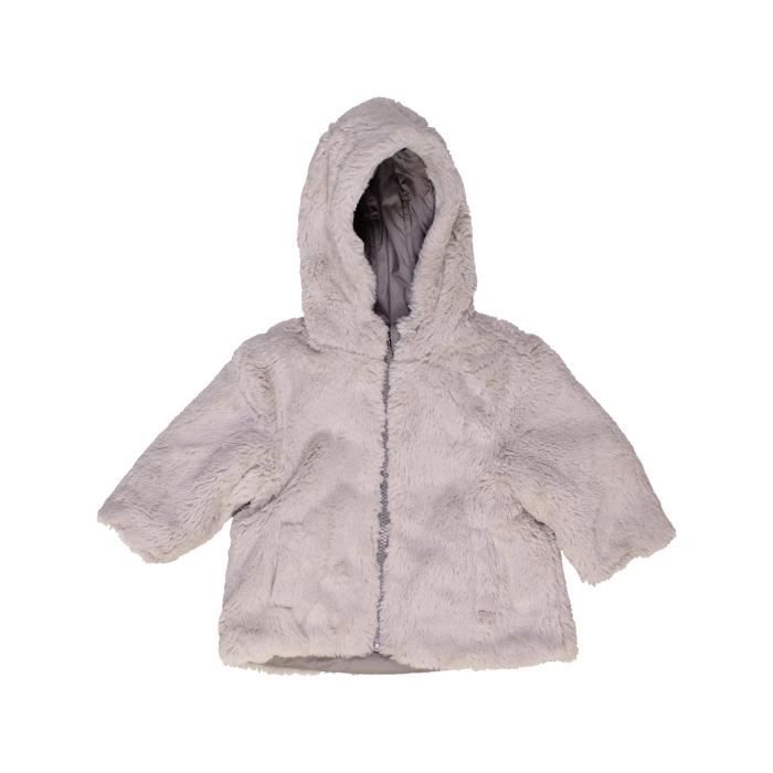 Manteau Bebe Fille Vertbaudet 6 Mois Blanc Hiver Blanc Cdiscount Pret A Porter