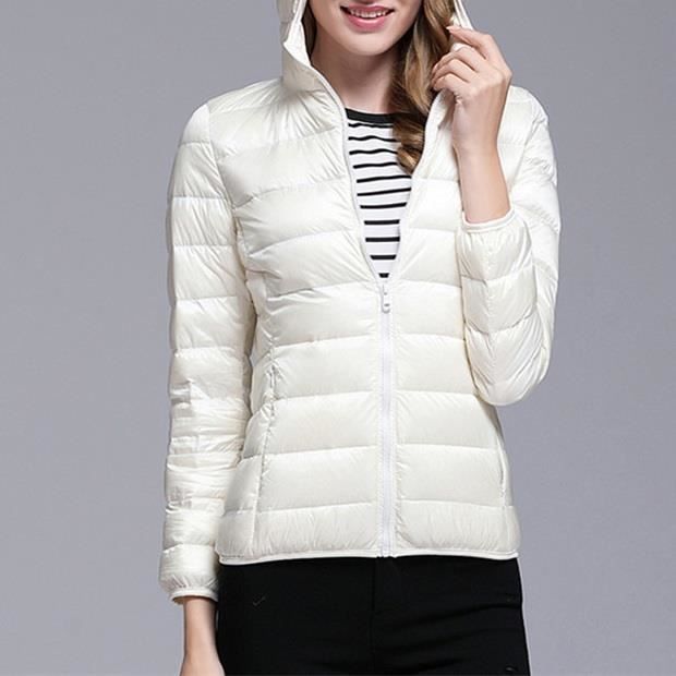 Doudoune Légère Femme Hiver – Veste Fine Pliable, Grande Taille, Coupe Oversize – Idéale Randonnée - 9