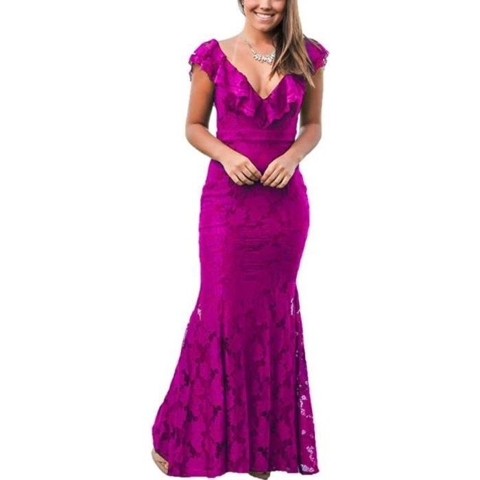 robe longue de cocktail