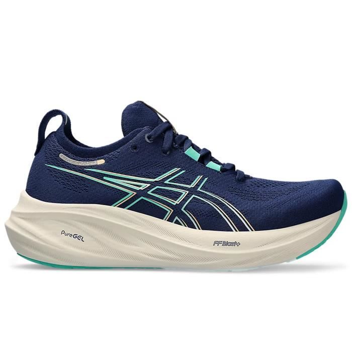 Asics Gel Nimbus 26 Chaussure de Course pour Femme Bleu 1012B601 400