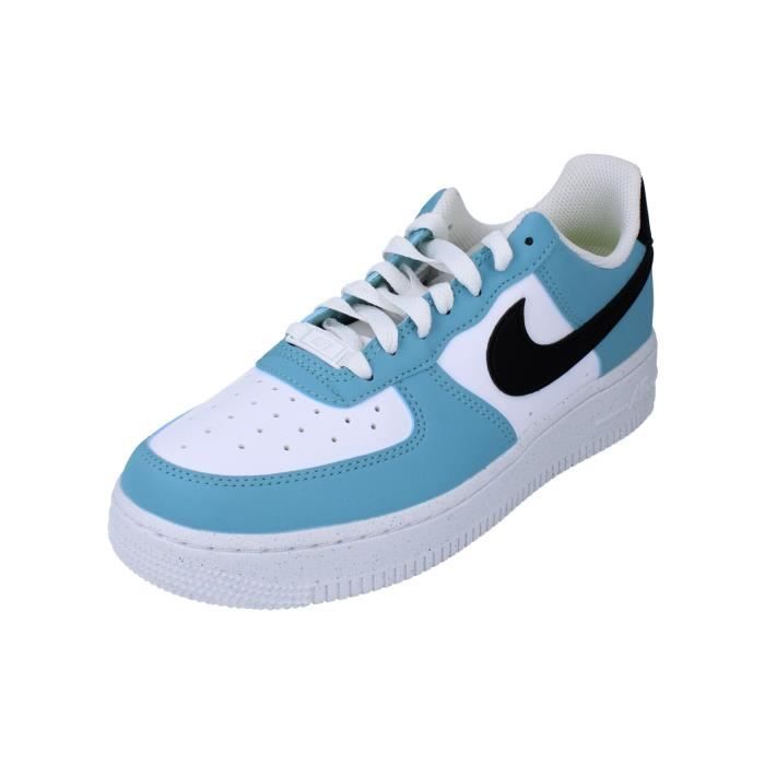 Nike Baskets - NIKE - Air Force 1 07 Next Nature - Femme - Bleu - Lacets - Plat