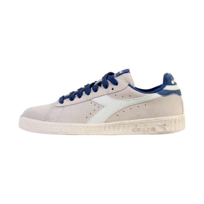 Diadora Basket Cuir Diadora Game L Low Suede Waxed - Blanc cassé
