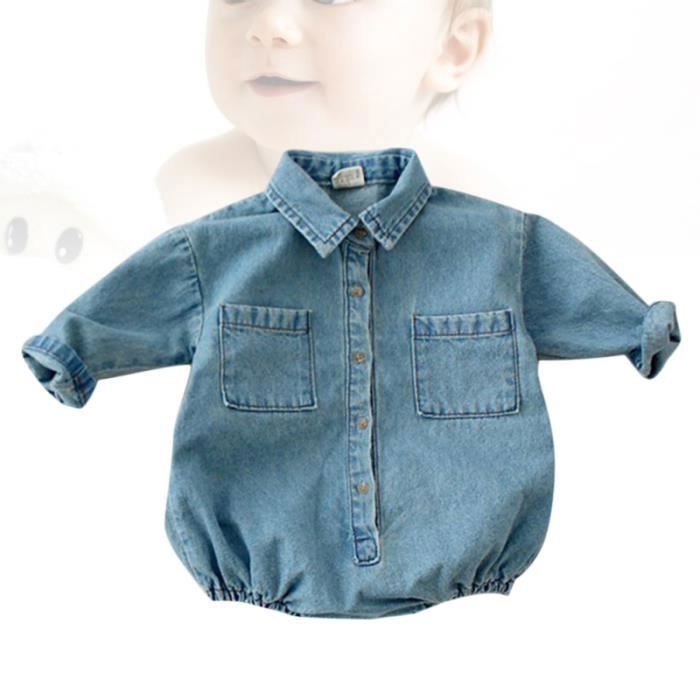 Bebe Manches Longues Vetements D Escalade Combinaison Decontractee Bebe Veste En Jean Pour Nouveau Ne Ensemble De Vetements Blue Cdiscount Pret A Porter Bebe Manches Longues Vetements D Escalade Combinaison Decontractee Bebe Veste En Jean Pour Nouveau Ne Ensemble De Vetements Blue Cdiscount Pret A Porter