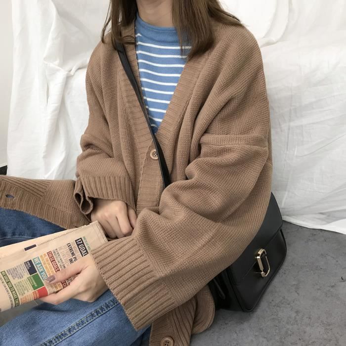 INGVY Chandails Pour Femme - Tendance - Multicolore - Tricot Coloré - Patchwork - Crochet Floral - Qualité Supérieure