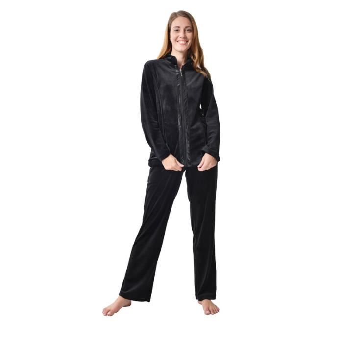 RAIKOU Survêtement Femme Velours, Jogging Femme Ensemble, Tenu Casuel