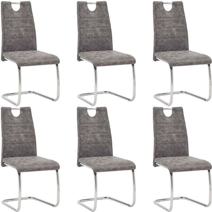 Lot de 6 Chaises de salle à manger Chaises Fauteuil Contemporain