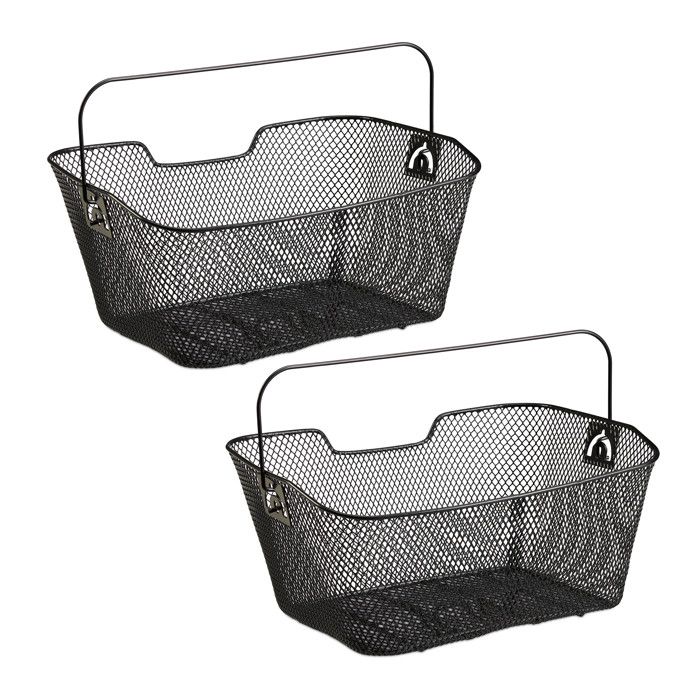 Lot de 2 Paniers vélo arrière - 10044069-0