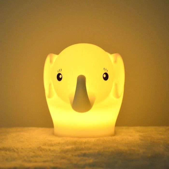 Veilleuse LED en forme de poire pour enfants- Capteur tactile
