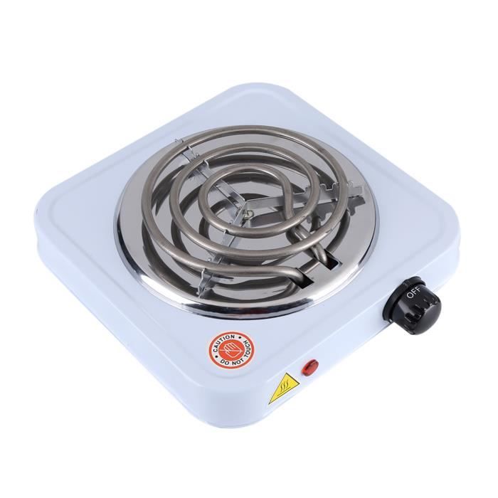 Mini plaque de cuisson Portable 500W 220V, poêle électrique, chauffage du  café, brûleur, contrôle de la température - AliExpress