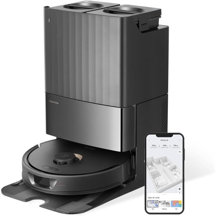 Xiaomi S40 (Aspirateur Laveur) 10 000 Pa 🌪️ : Puissance Maximale Contre Poussière Et Poils. Aspiration + Lavage 🧹💧 : Propreté Totale En Un Seul Passage. LASER TECHNOLOGIE 360