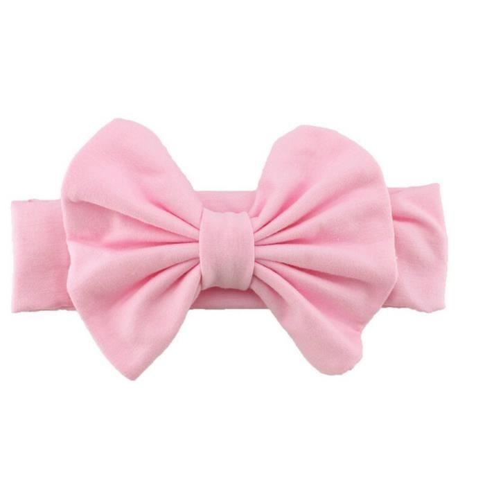 Bandeau Elastique De Noeud Pour Bebe Fille Rose Rose Taille Unique 1547 Cdiscount Au Quotidien