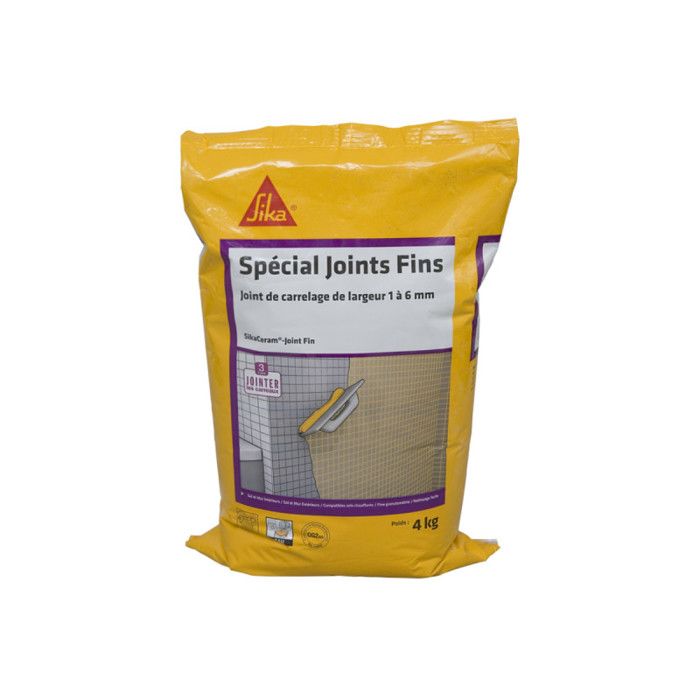 Mortier pour joint de carrelage interieur et exterieur prêt à gâcher SIKA SikaCeram Joint Fin
