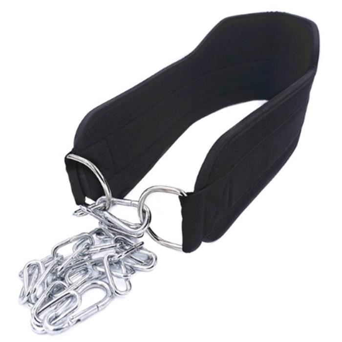 Gym Poids Ceinture Ceinture avec ChaiNe pour Pull Up Chin Up Kettlebell Barbell Fitness Bodybuilding Gym Barbell Ceinture D Exercice Cdiscount Sport