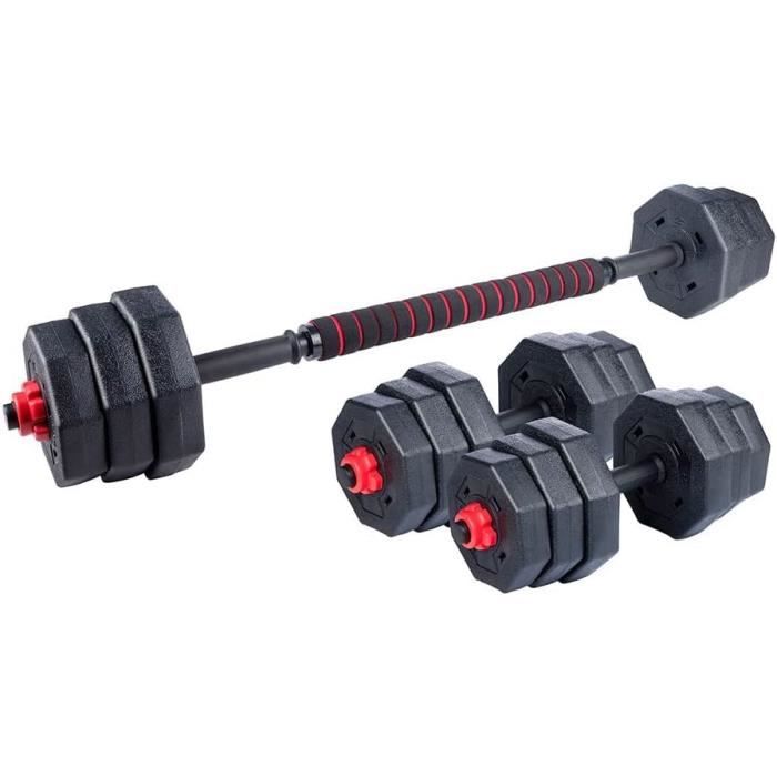 ZERODIS Ensemble d'haltères et de barres 30 kg A93631 HB012