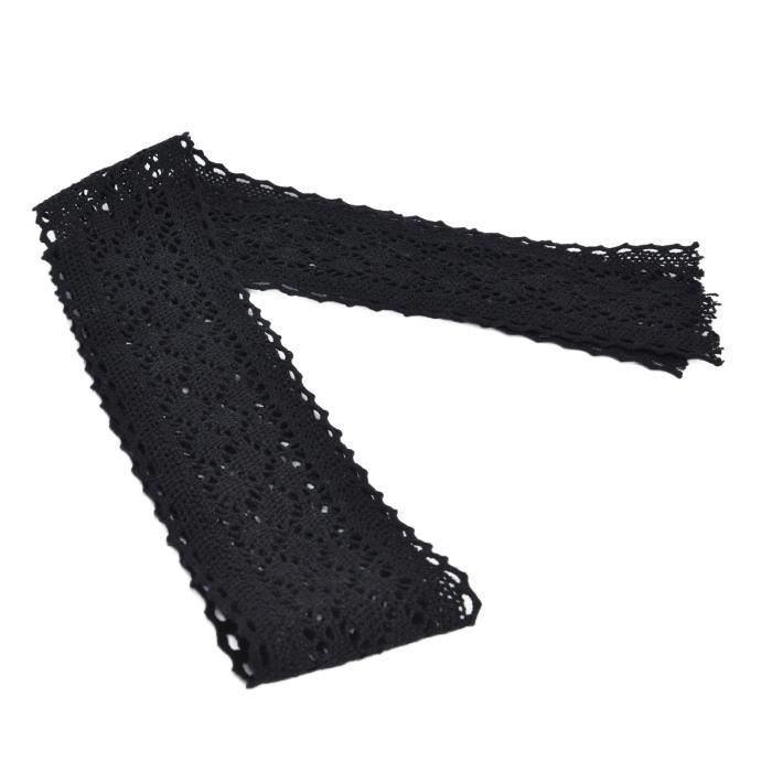 Ruban Dentelle Vintage Beige - 10 Mètres X 1,2 Cm - Coton/Polyester - Pour Loisirs Créatifs, Mariage, Emballage