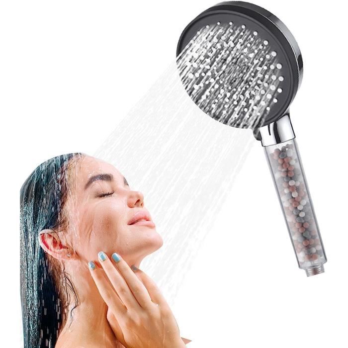 Pommeau De Douche À Haute Pression Réglable Avec 5 Réglages De Jet